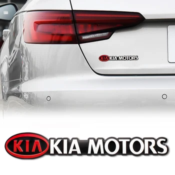 

3D Car Styling Sticker Aluminum alloy Emblem Rear Tailgate Badge for Kia Ceed Rio Sportage R K3 K4 K5 Sorento Cerato accessories