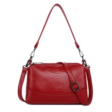 Женские сумки-мессенджеры из натуральной кожи; маленькие сумки через плечо для женщин; женские сумочки на плечо; Высококачественная винтажная сумка в виде ракушки