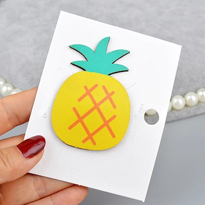 pineapple Модный фруктовый стиль, детский зажим для волос, заколка для волос, палочка, Шпилька для волос, аксессуары для укладки волос для девочек, дропшиппинг A1 - Цвет: pineapple