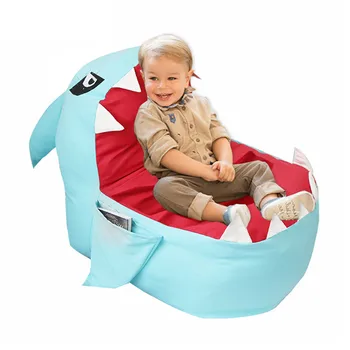 

New Creative Kids Toy Storage Bag Shark Shape Plush Children's Toy Organizer Fashion Storage Stuffed Animal Chair Party Gift
