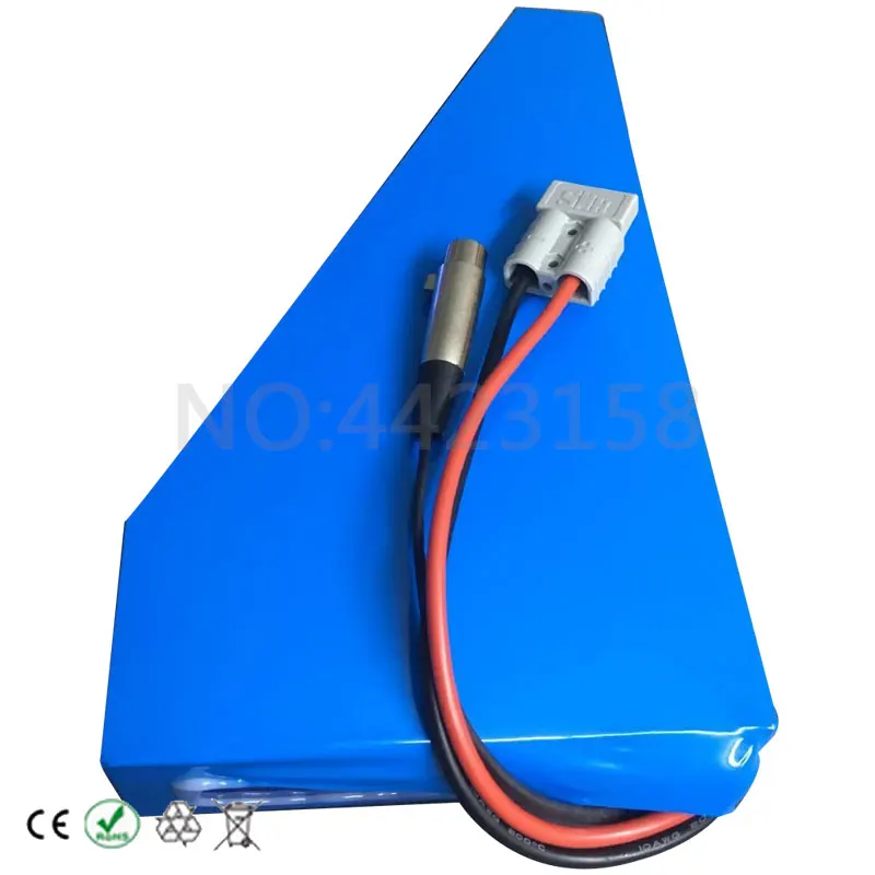 Flash Deal 48V 20Ah Triangle Battery 48V 1000W 2000W Electric Bike Battery 48V 20Ah Lithium Battery with Bag+ 54.6V 5A Charger Duty Free 5