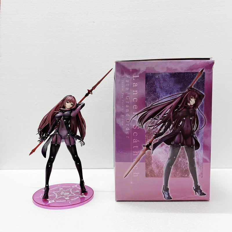 Fate/Stay Night Fate Grand Order Lancer Scathach фигурка игрушка 270 мм Аквамарин Fate фигурка модель игрушка кукла подарок