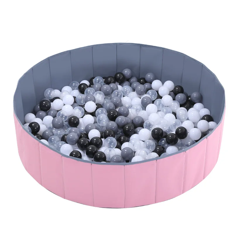 Oceans Ball Pool Children Household Folding Ball Pool Toy Indoor Fence Infant Bubble Pool Ocean Ball Game Colorful Ball 5