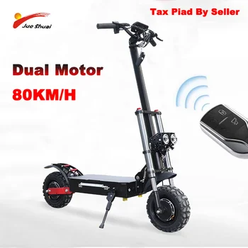 Billig 11 Inch 60V 3200W Elektrische Roller 80 Km/h Schnelle E Roller Für Off Road Elektrische Tretroller Faltbare Erwachsene Patinete Electrico