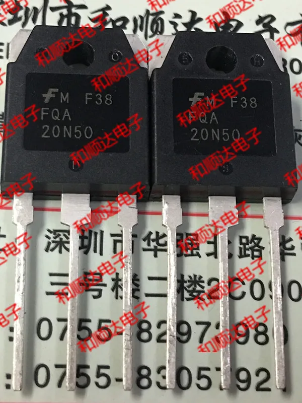 /5 шт/FQA20N50 TO-3P