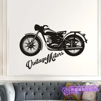 

Vintage Classical Motorcycle Sticker Vehicle Decal Posters Vinyl Wall Autobike Decor Mural Sticker Motorcycle Racing Decals