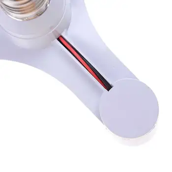 

Lamp Socket 3 in 1 Base Socket Splitter LED Light Lamp Bulb Adapter Holder for E27 to 3E27 DNJ998