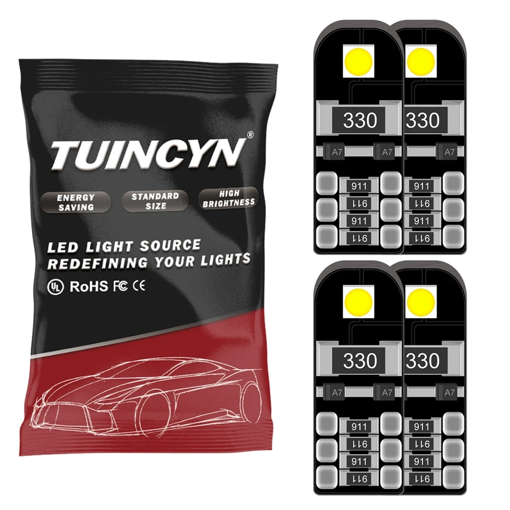 

4x t10 led canbus no error 194 168 Bulb Car Interior Bulb for peugeot 207 308 508 407 307 sw 406 2008 3008 partner 208 5008 107