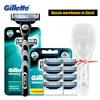 Gillette Mach 3 Shaving Razor Blades For Men'S Face Replaceable Sharp Shaver Razor Blade Mach3 Cassette Shaving Blade Refill ► Photo 1/6