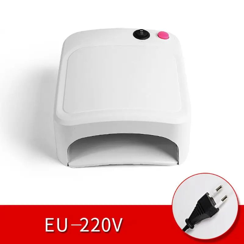 EU-220V 36 Вт быстрая ультрафиолетовая Сушилка для ногтей смола УФ лампа светильник для любого УФ гель-лака ювелирные инструменты - Цвет: EU-220V