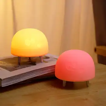 

Coquimbo Cute Children's Night Light Built In Rechargeable Battery Bedroom Bedside RGB LED Touch Sensor USB LED Night Lamp