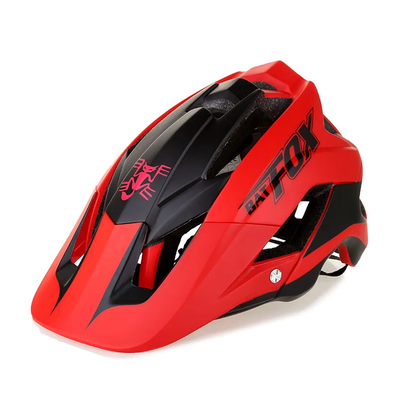 BATFOX Bicycle Helmet Ultralight Cycling Helmet Road Mountain MTB Helmet Casco Ciclismo Integrally-molded Bike Helmet 56-62 cm