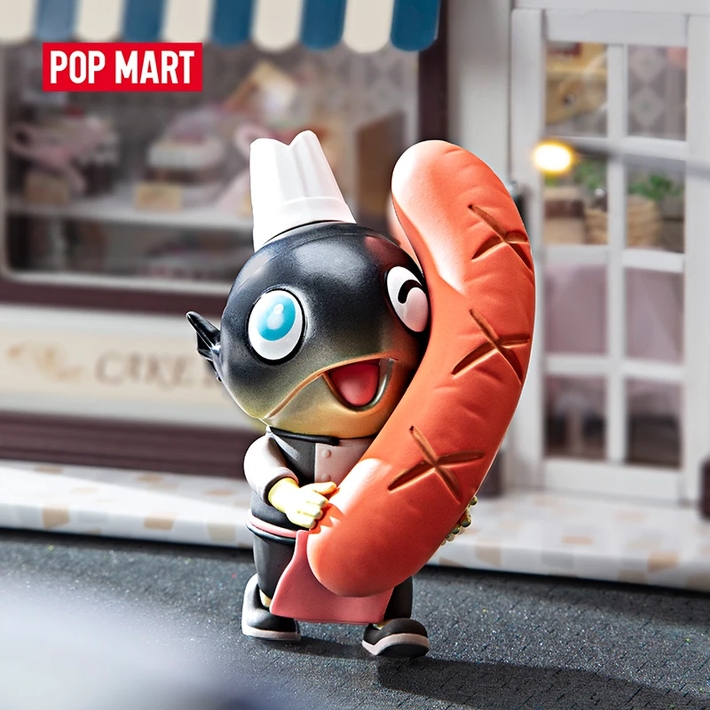 POP MART Biggle Fish-блюдо мира для коллекции кукол в одной коробке милая экшн-фигурка