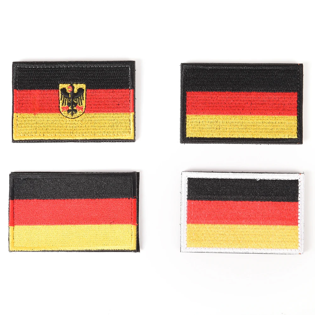 Germany National Military Flag Applique Patch Embroidery Badge Tactical For Clothing Armband Accessories