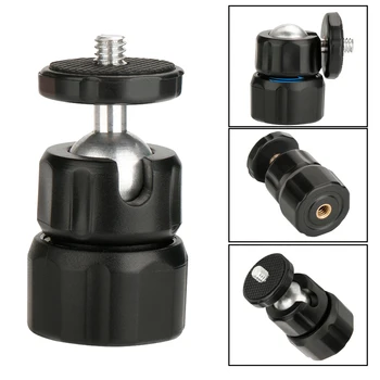 

Ulanzi Selens Light Stand Tripod Heads Mini Ball Head with 1/4" Screw Mount 360 Swivel Ballhead For DSLR Camera Video Accessory