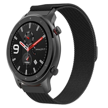 

Smartwatch Accessories Strap For Amazfit GTR Watchband Replacement Milanese Magnet Adsorption 22mm Watch Strap