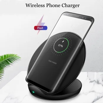 

10W Wireless Phone Charger Quick Charger Stand Fast Wireless Charging Station For iPhone 11 X XR XS Samsung S9 S10 Phone Charger