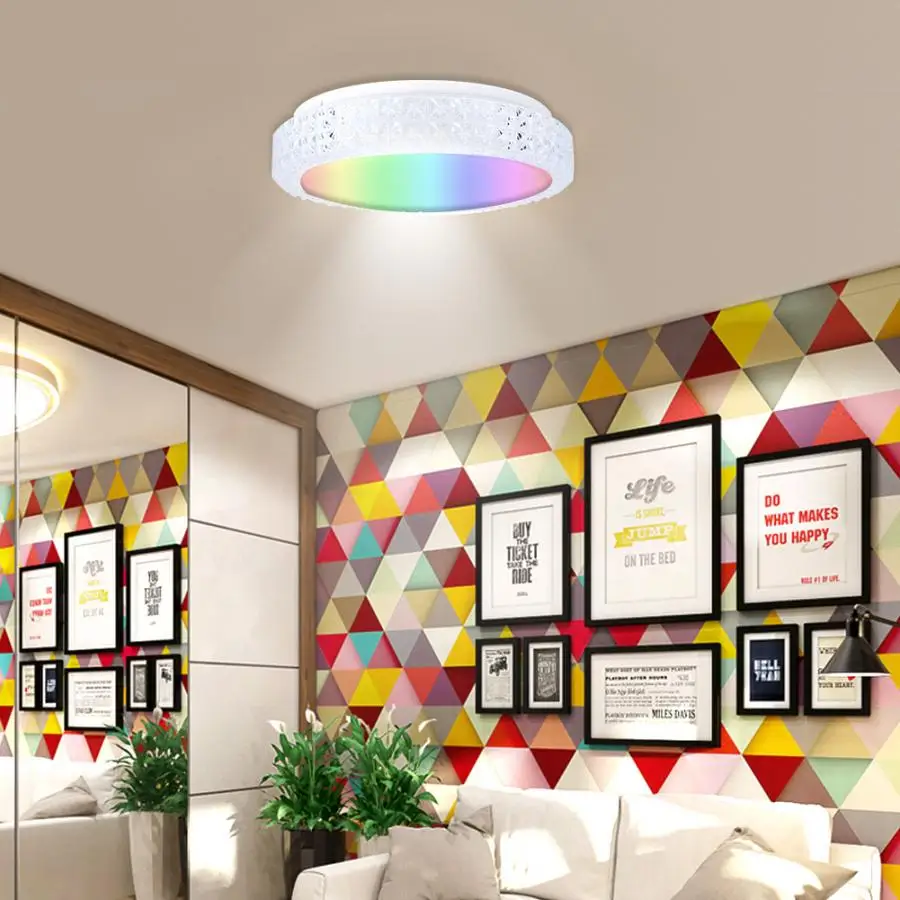 

AC 85-265V 60W LED Pendant Light Smartphone Controlled Wifi Smart Ceiling Mounted Lamp