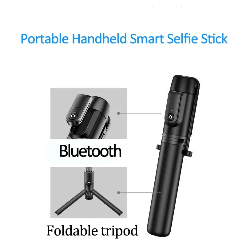 3 в 1 Беспроводная bluetooth селфи палка мини штатив выдвижной складной универсальный
