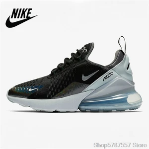 NIKE AIR MAX 270 Nike 270 air cushion half palm air cushion running shoes BQ9240 001 colorful