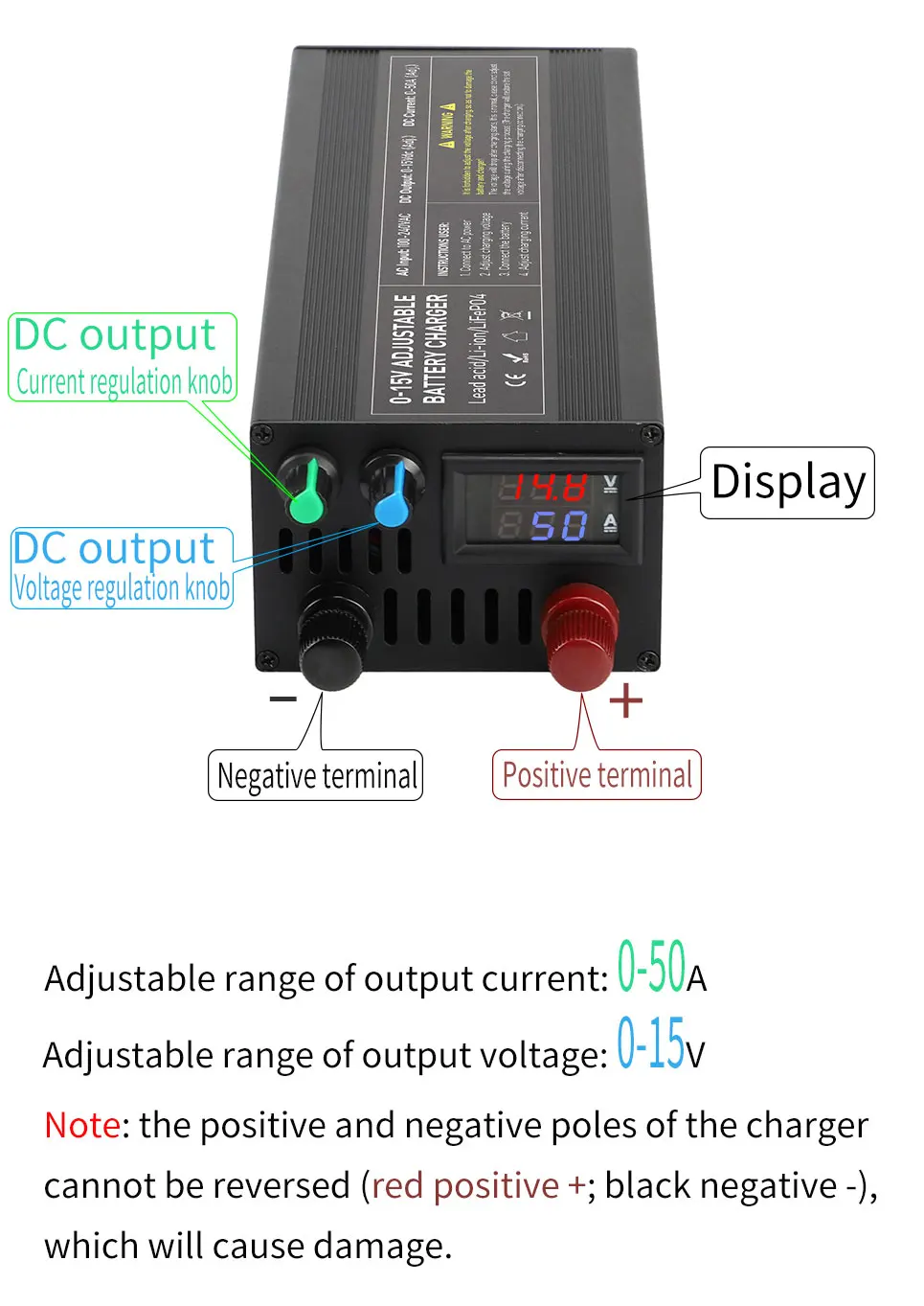 smart band watch charger 12V 60A 85A lifepo4 charger 60A power lithium battery charger 110V-240V 12.6V14.6V quick  adapter smart band watch charger