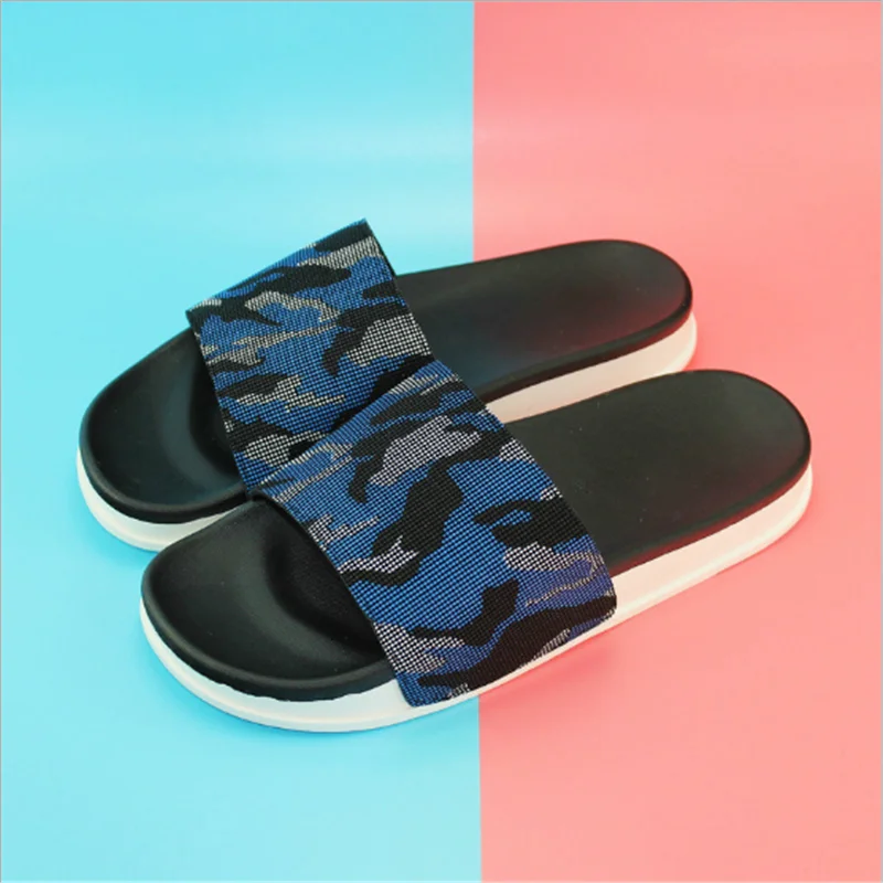 

Summer Men's Slippers Camouflage PVC Sandals Fashion Beach Slippers Outdoor Slides 41-45 Size