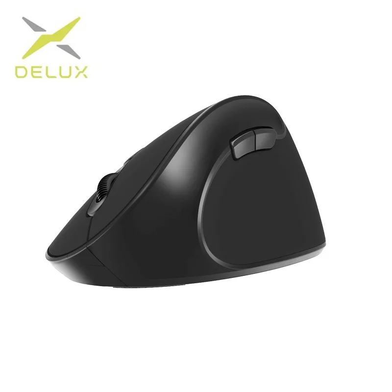 Delux M618SE мышь 2,4 ГГц, беспроводная оптическая мышь, 6 кнопок, эргономичный дизайн, 10 м, эффективная компьютерная мышь, прочная мышь