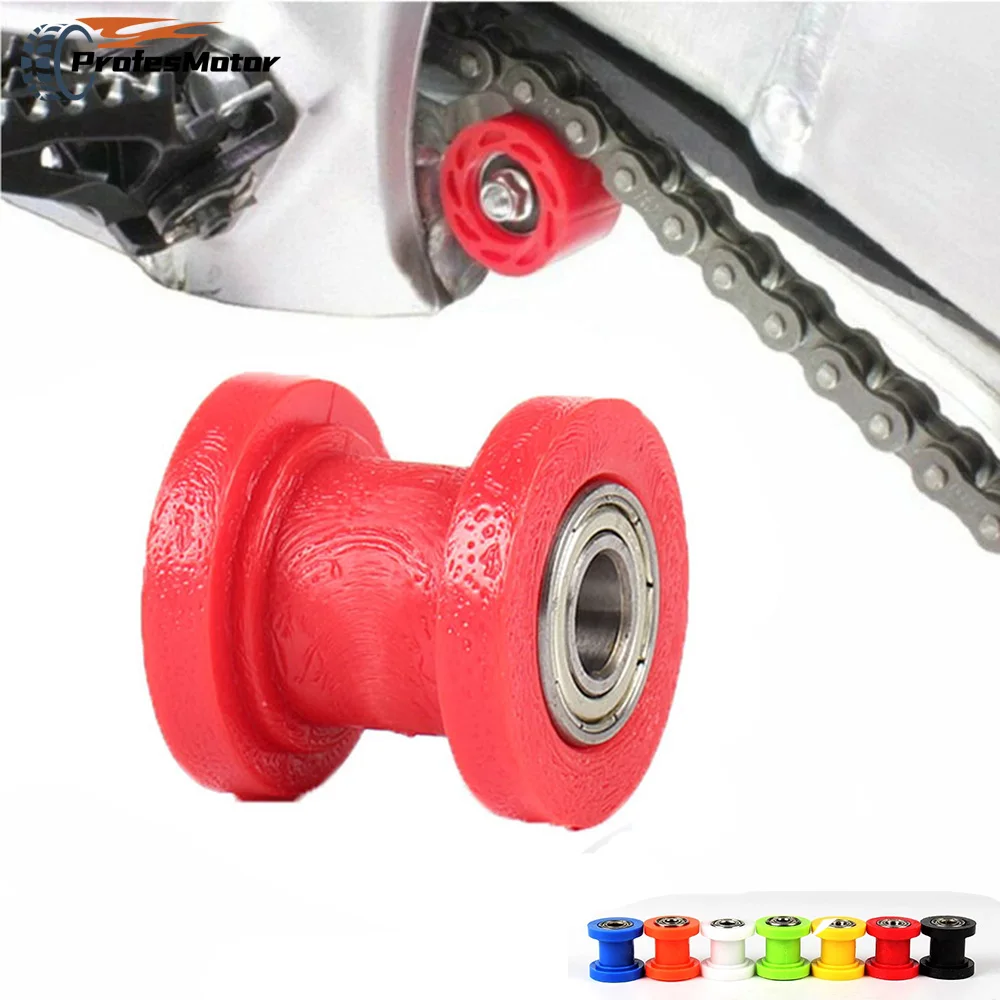 8/10mm Wheel Tensioner Guide Drive Chain Roller Pulley For ATV XR CR CRF Enduro Motorcycle Motocross Pit Dirt Mini Bike