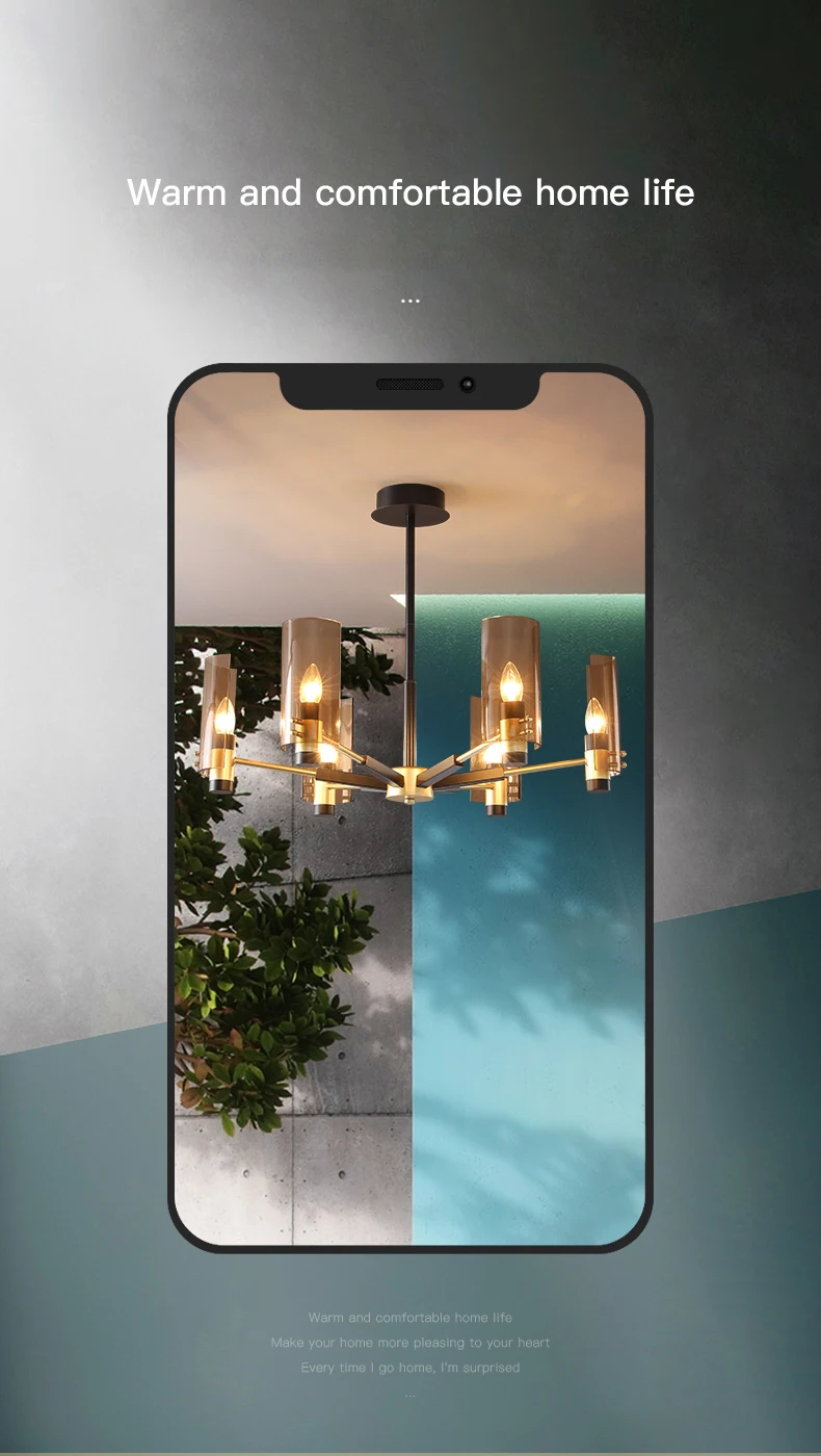 Postmodern Pendant Light For Living Room Dining Table Nordic Bedroom Loft Hall Kitchen Hanging Lamp Black Iron Indoor Chandelier round chandelier