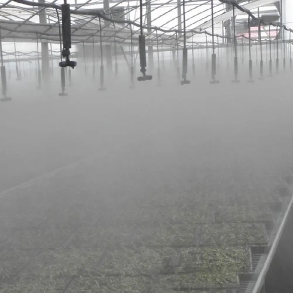 

5-head Micro Irrigation System Fog Mist Cool Nozzle Garden Greenhouse plastic