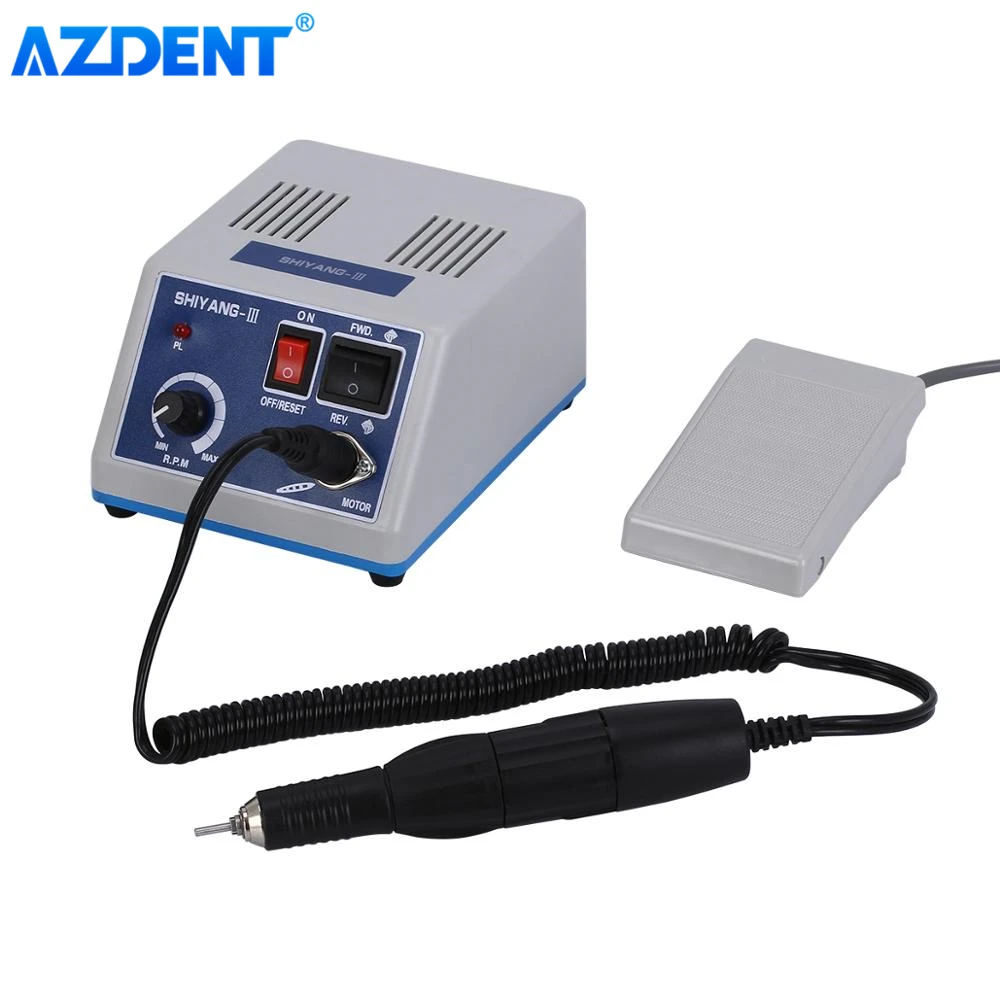 

AZDENT Dental Lab New N3 Micromotor Polisher + 35000 rpm Polishing Handpiece Micro Motor Marathon Unit