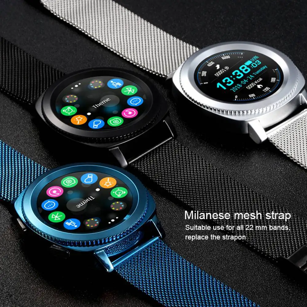 

KISSCASE New Smart Watch Metal Clock Message Bluetooth Connectivity Android IOS Phone Smartwatch IP68 Waterproof Sports Watches