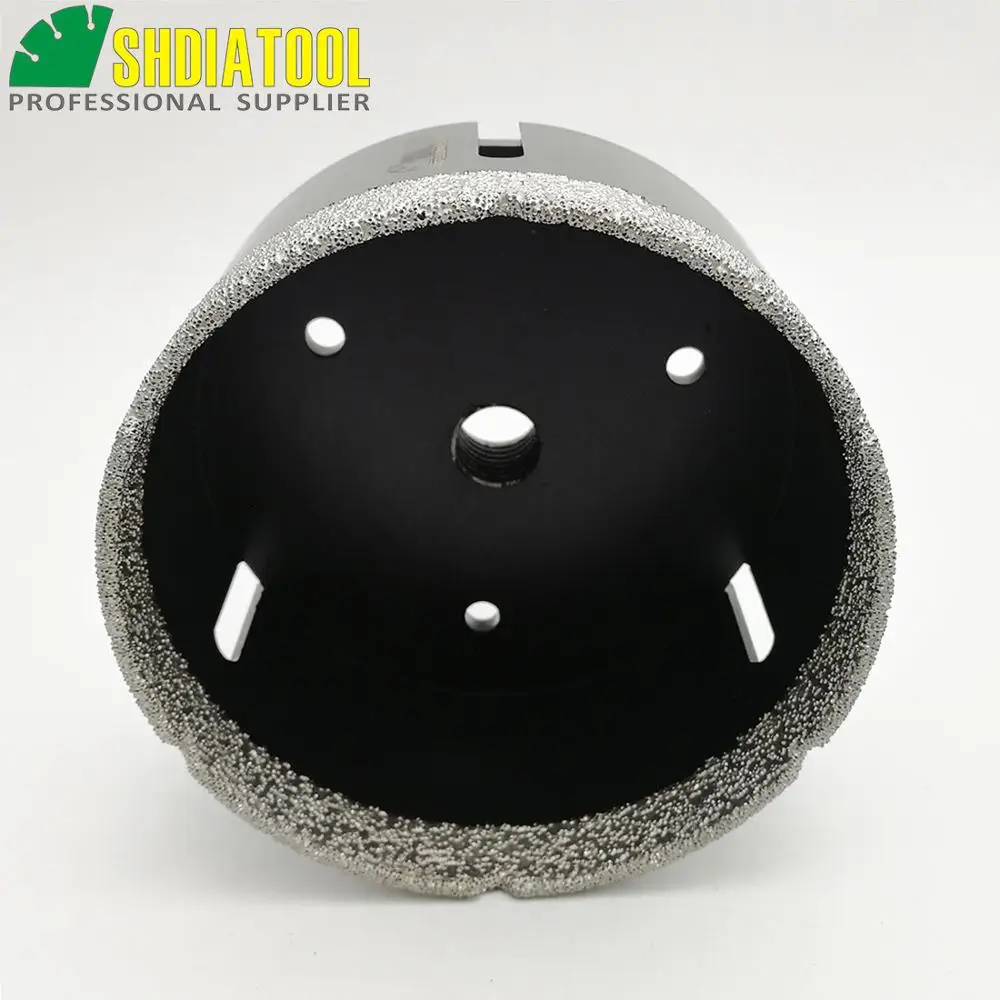 Diameter 102mm 4" Vacuum brazed diamond Dry drilling bits  5/8-11 connection drill core bits for grantie marble tile