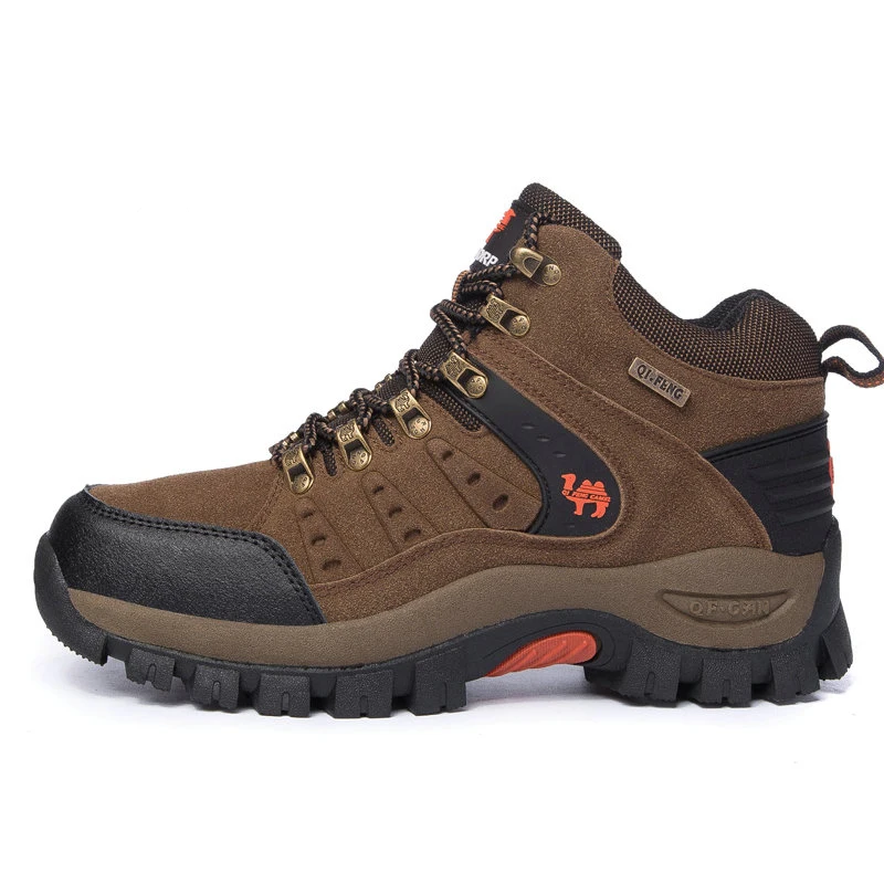 

Brand Men's Hiking Shoes Anti-Skid Mountain Climbing Boots Outdoor Athletic Breathable Men Trekking Shoes Waterproof Women Boots