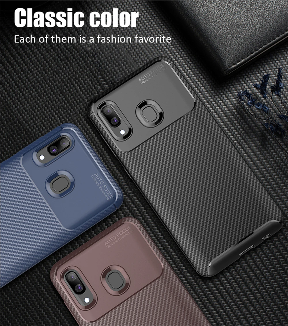 

UFlaxe Phone Case For Samsung Galaxy A10 A20 A30 A40 A50 A60 A70 A2 Core A10e A20e Soft Casing Ultra-thin Shockproof Cover