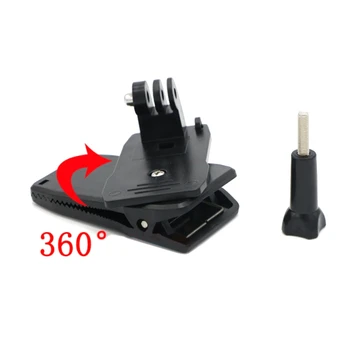 

for Gopro for DJI OSMO Pocket for SJCAM Sport Action Camera Accessories 360 Degree Rotating Clip Camera Mount Fixed Clamp