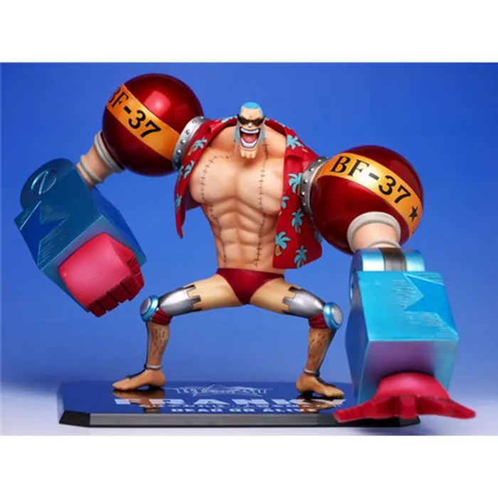 One Piece Franky Action Figure 1/12 Scale Painted Figure Second Ver. Romance Dawn Franky Pvc