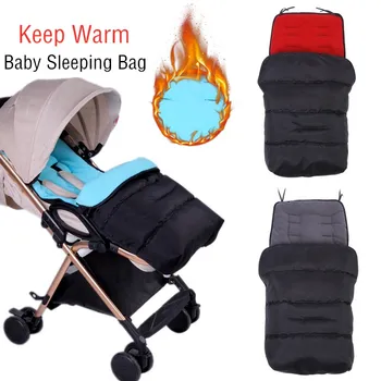 

New Winter Stroller Sleeping Bags Thicken Baby Toddler Universal Footmuff Cosy Toes Apron Liner Buggy Pram Windproof Warm Pads