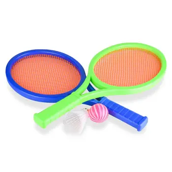 

Child Badminton Sports Game Kids Tennis Rackets Set with Shuttlecock Plus 2 Bal