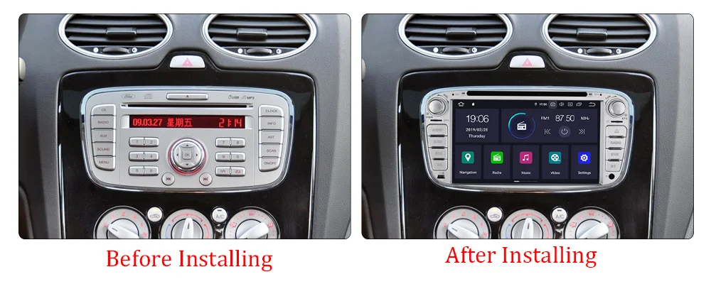Best NaviFly IPS DSP Android 9.0 Car Multimedia Player for Mondeo C-Max S-Max Focus 2 Car GPS Navigation with Wifi Stereo Autoradio 13