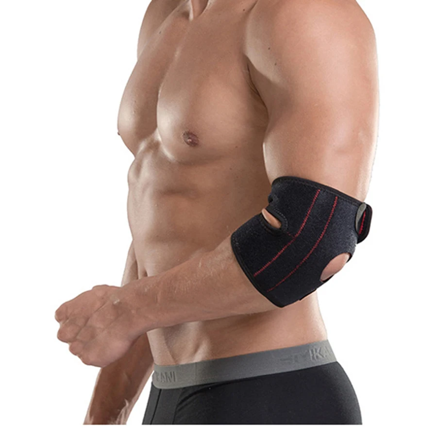 

1PCS Adjustable Spring Support Elbow Pads Sport Elbow Guard Sport Basketball Exercise Gym Safety Elbow Support Elbow Pads