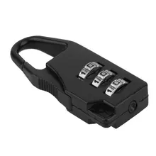 3 Digit Combination Password Luggage Code Lock Mini Suitcase Lock For Travel Padlock 3 digit compact padlock assorted color