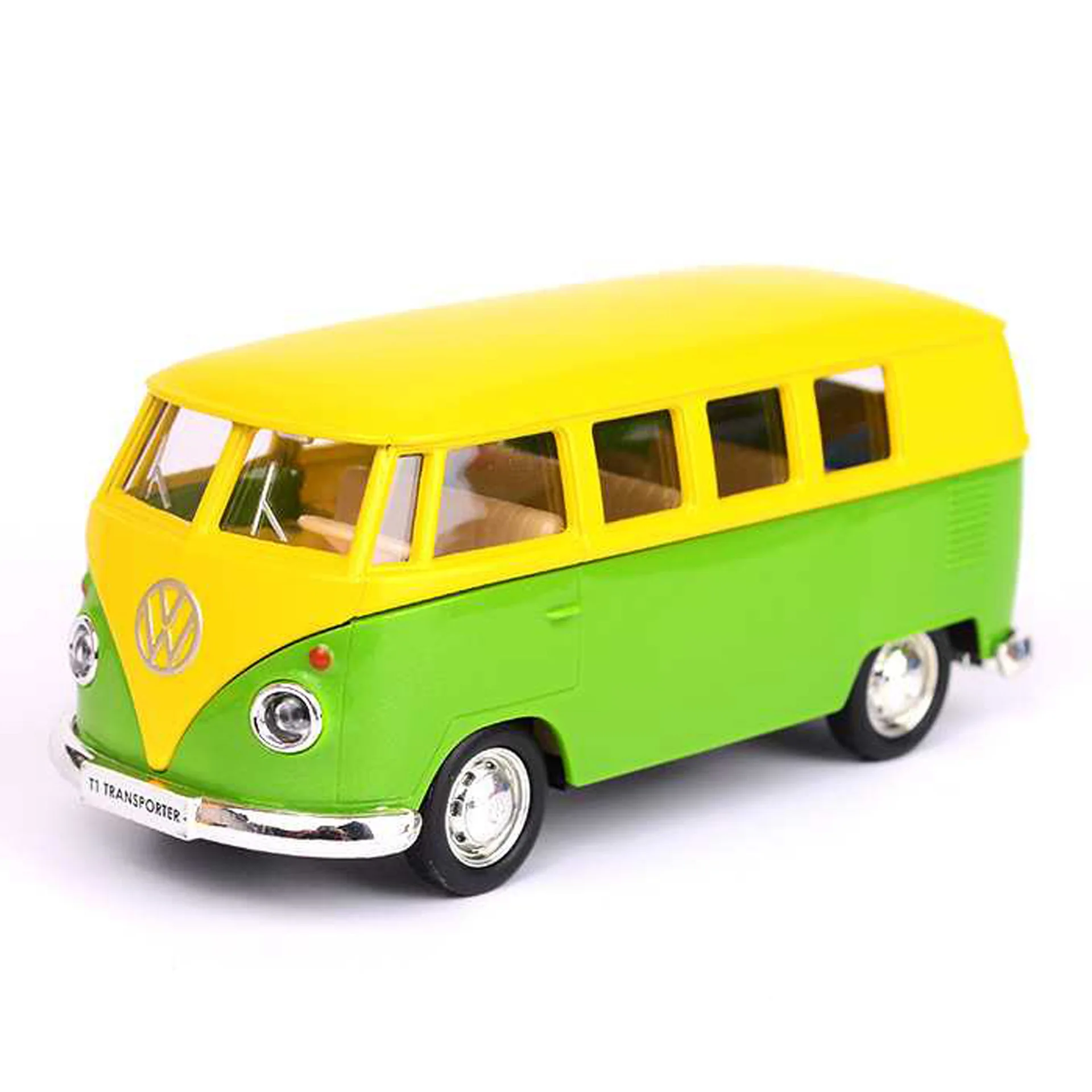 Модель автомобиля из металлического сплава VW T1 Bus желтая коллекция модель литая