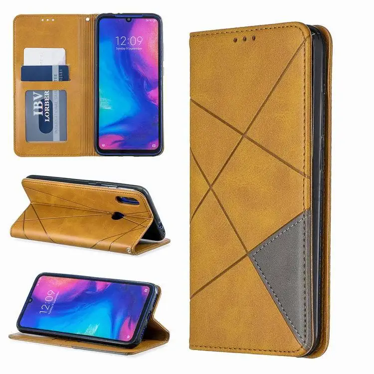 Чехол для телефона для Redmi Note 7, Аксессуары для мобильных телефонов, не падающий из искусственной кожи, флип-чехол для Redmi 7 с отделением для карт, защитный чехол