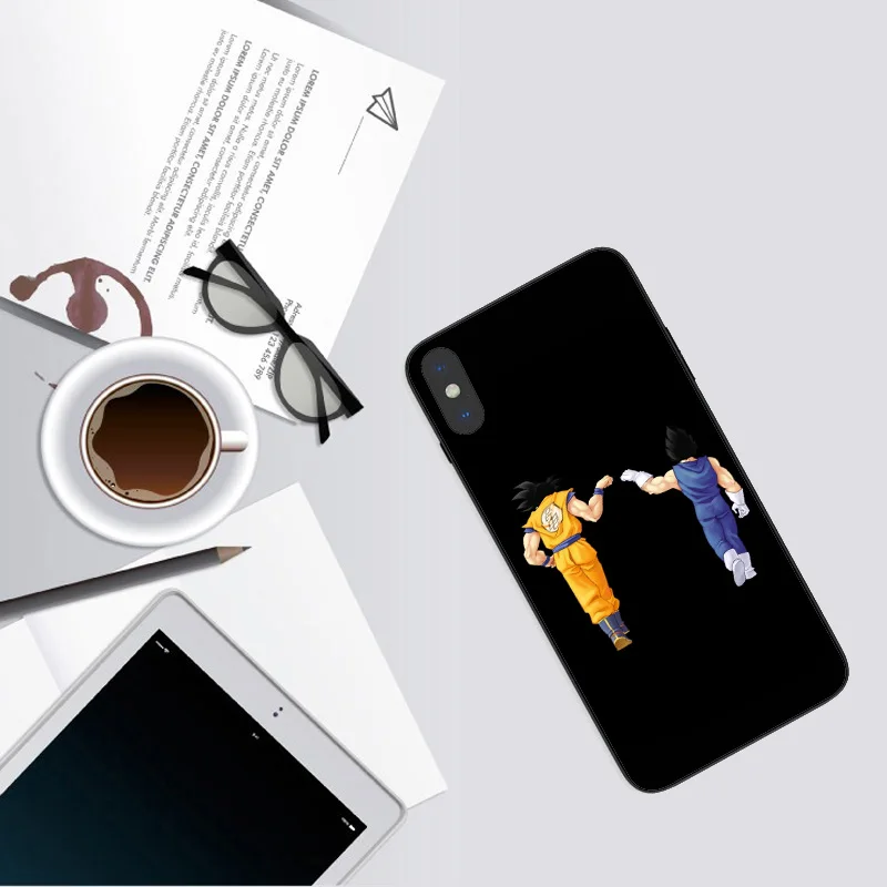 Dragon Ball Super Zoon Goku Черный силиконовый чехол для телефона для iPhone 11 11PRO MAX X 5 5S 6 6splus 7 8 Plus XR XS MAX