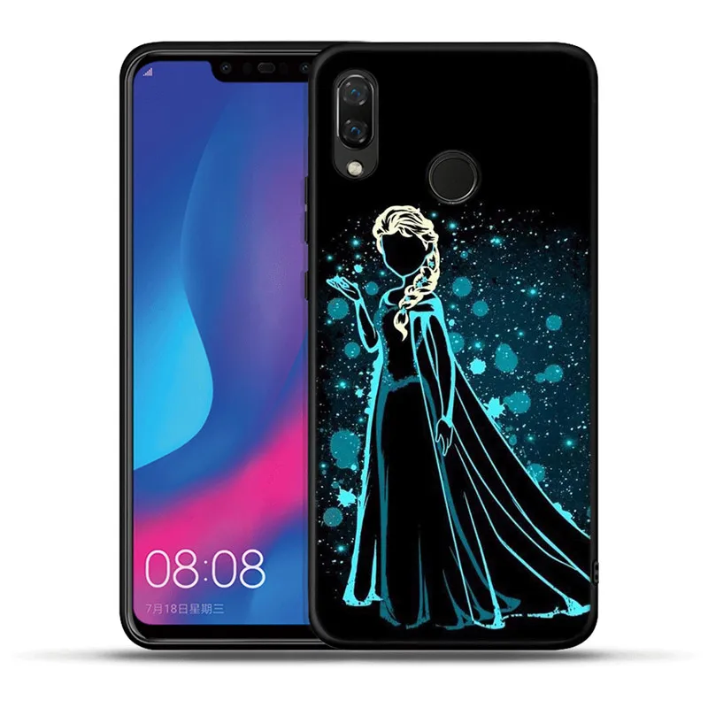 Мягкий силиконовый чехол queen Princess Alice Ariel для Honor 20 Pro 10 9 9i 8 Lite 8X8 S 8C 7A 7X V20 View 20 Black Cover Coque Etui