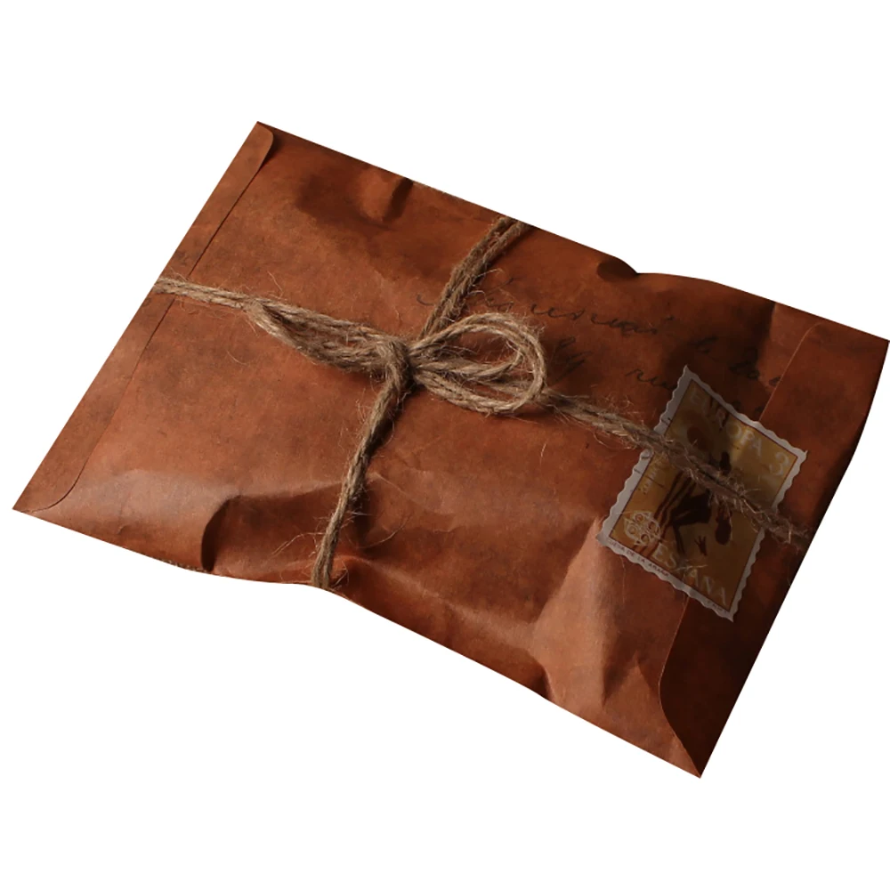  Lychee LIfe Retro DIY Kraft Paper Invitation Greeting Card with Envelope Party Invitation Envelopes - 4000167363806