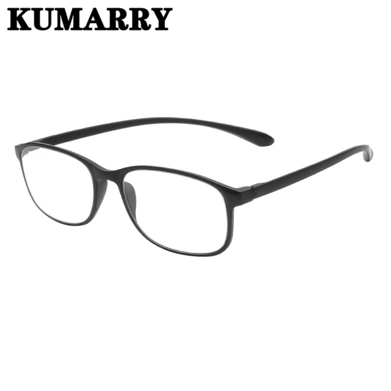 KUMARRY очки для чтения мужские/женские ультралегкие TR90 люксовый бренд Пресбиопия очки с 1,0+ 1,5+ 2,0+ 2,5+ 3,0+ 3,5+ 4,0