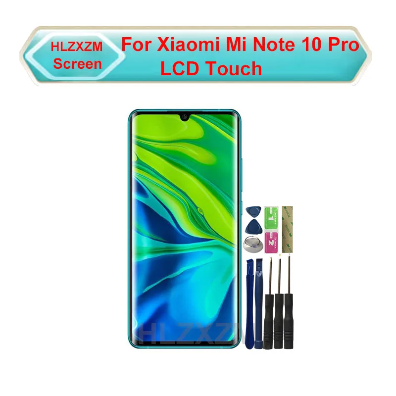 For Xiaomi Mi Note 10 Pro LCD Display With Touch Screen Digitizer Assembly Replacement | Мобильные телефоны и аксессуары