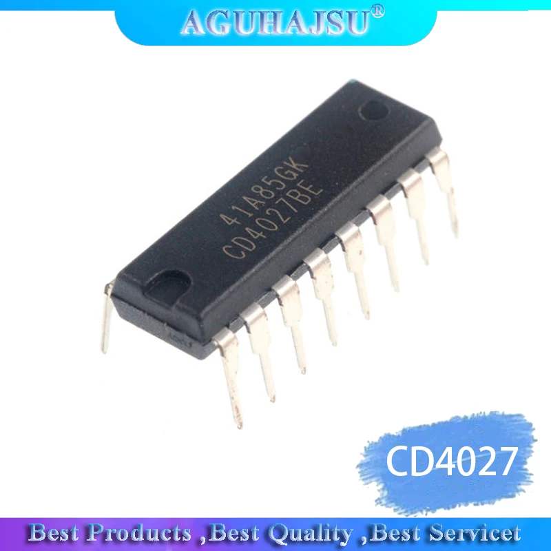 Шт./лот CD4027 CD4027BE CD4027BD DIP-16 JK -slave шлепанцы новинка оригинал | Электронные компоненты